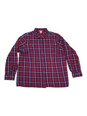 Duluth Trading Womens Plaid Flannel Shirt Gusset XL Made for Easy Movement